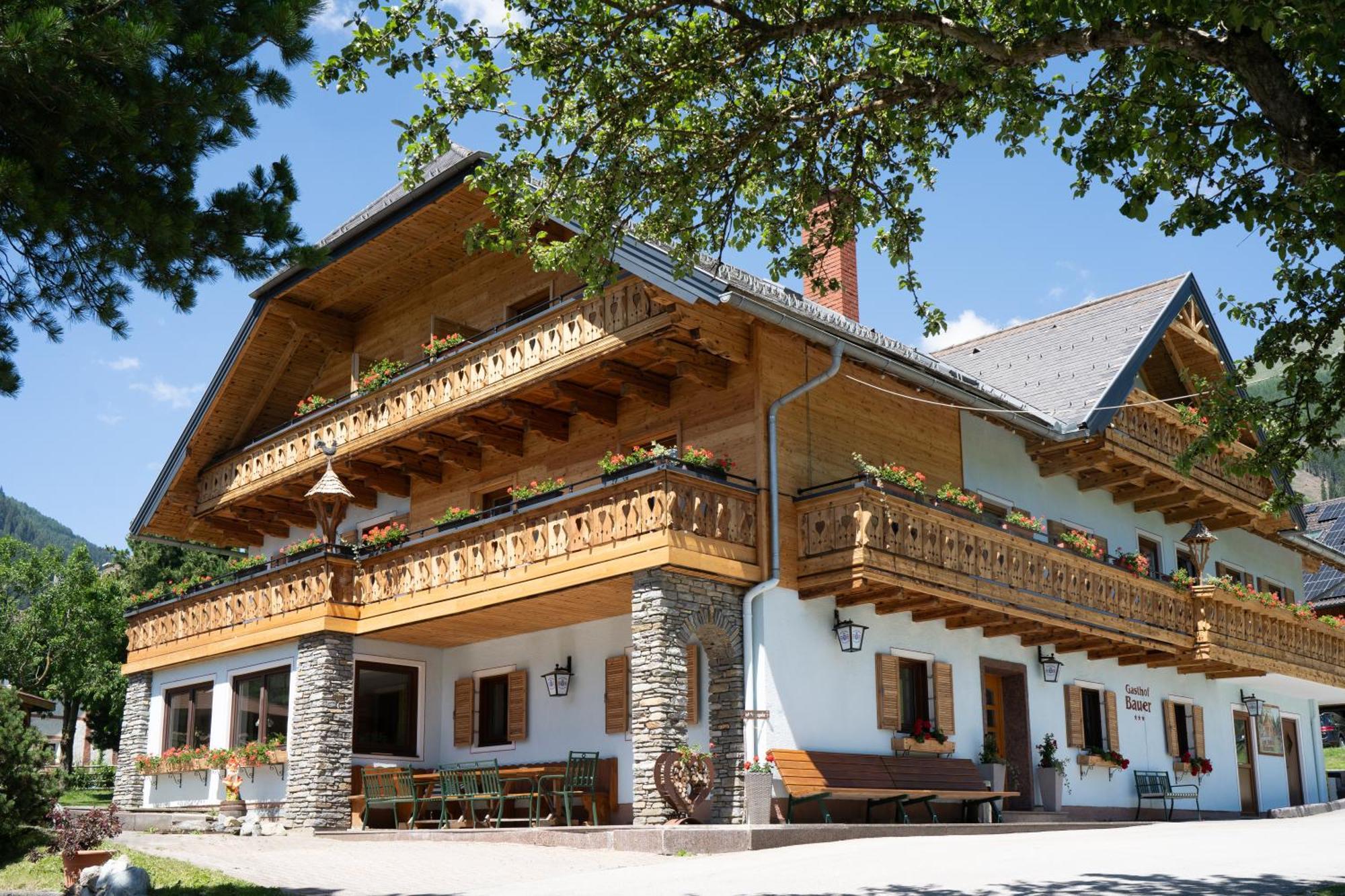 Landhotel - Apartments Bauer Hintergöriach エクステリア 写真